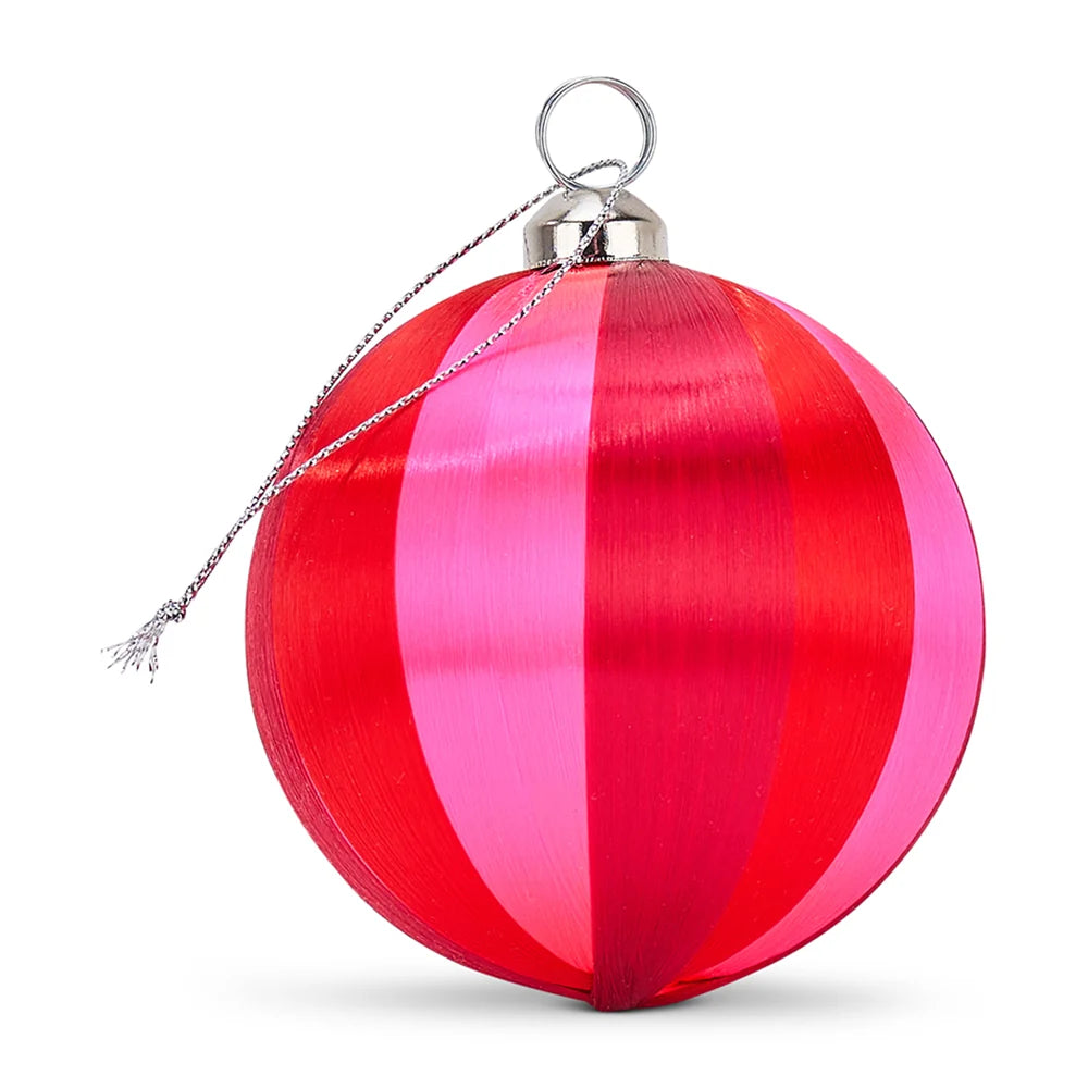 Annabel Trends - Large xmas Bauble Pink & Red