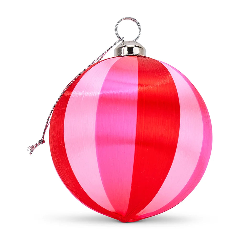Annabel Trends - Large xmas Bauble dark light Pink & Red