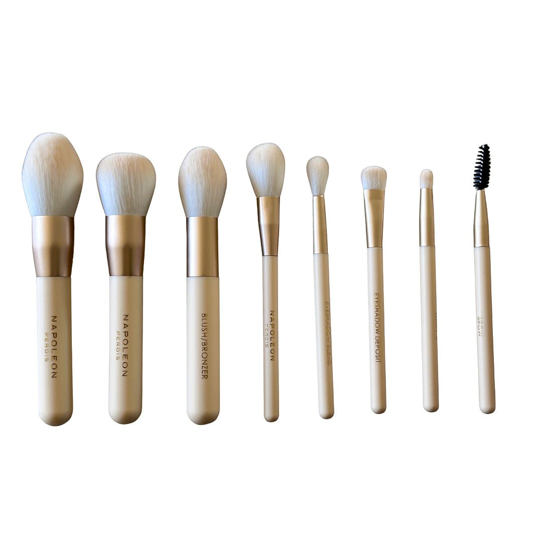 Golden Sands 8-Piece Mini Brush Set