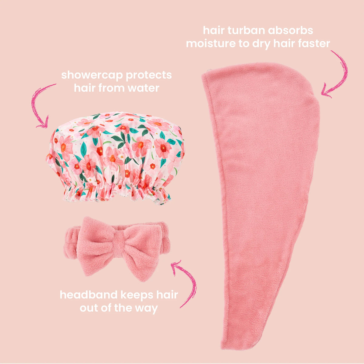 Hair Set - Meadow Blush - 3pc