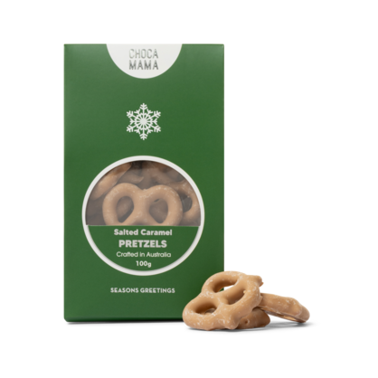 Salted Caramel Chocolate Pretzels 100g