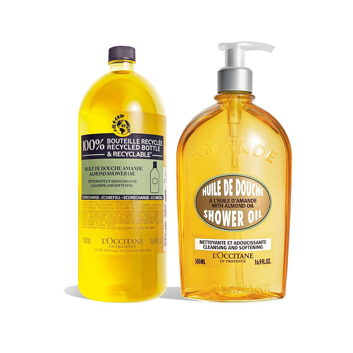 Almond Shower Oil Refill Duo