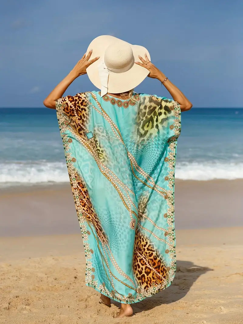 Summer Beach Kaftan Robe