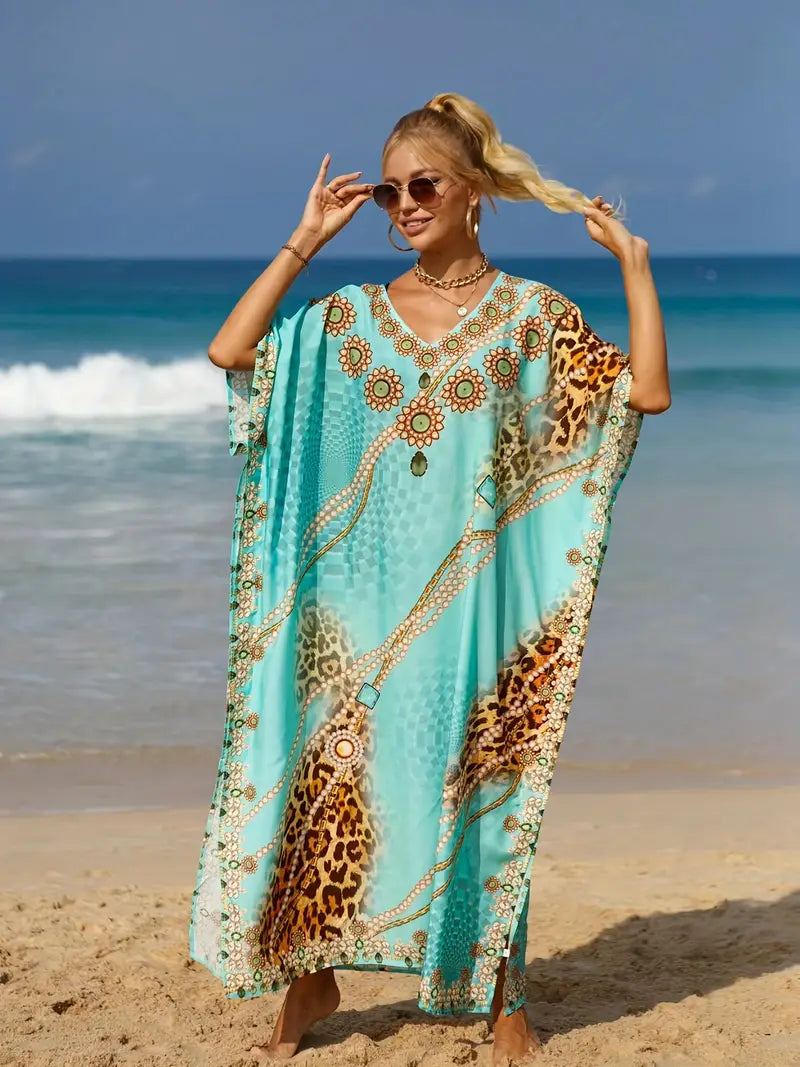 Summer Beach Kaftan Robe