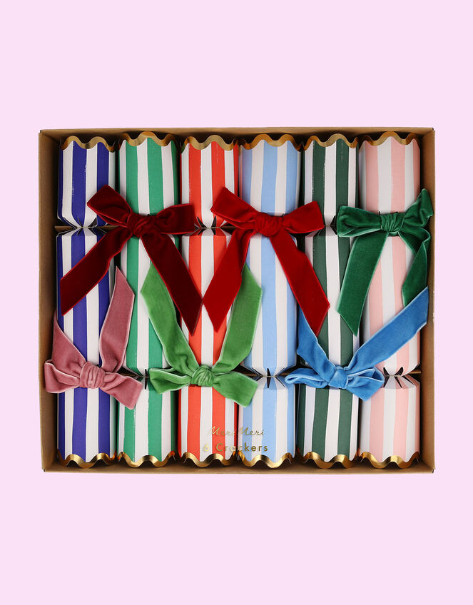 Meri Meri Christmas Crackers - Multi Colour Velvet bow