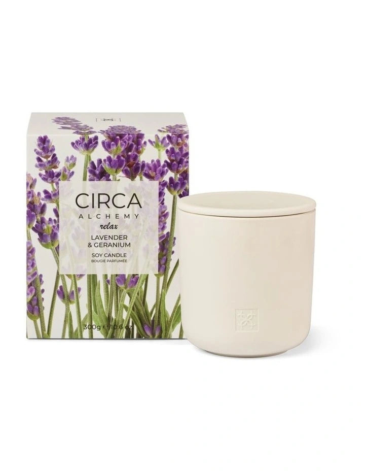 LAVENDER & GERANIUM
Soy Candle 300g