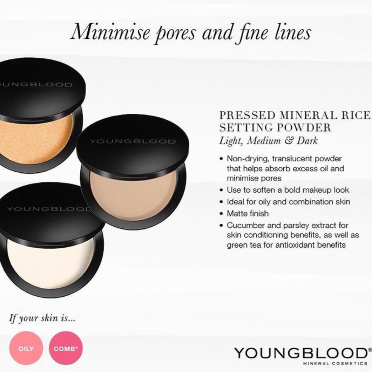Pressed Mineral Rice Setting Powder