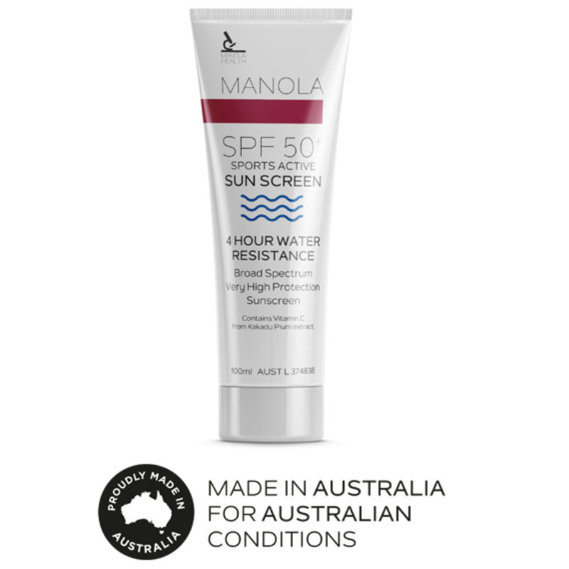 Manola Sports Active Sunscreen SPF50+