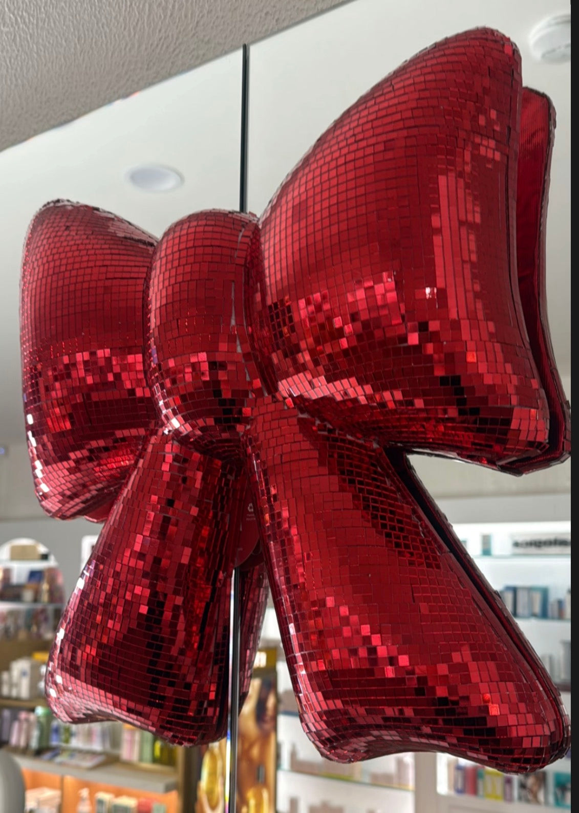DISCO DOOR BOW - RED