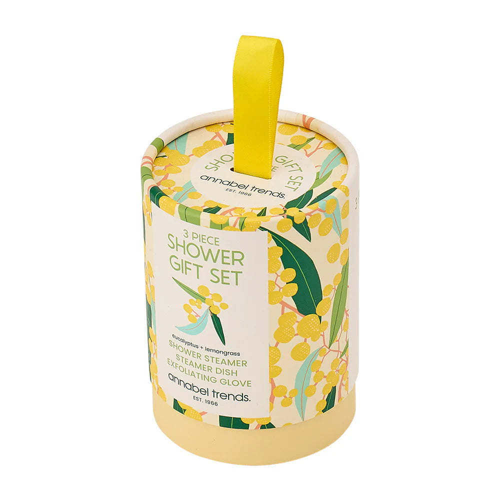 GOLDEN WATTLE SHOWER GIFT SET (3PC)