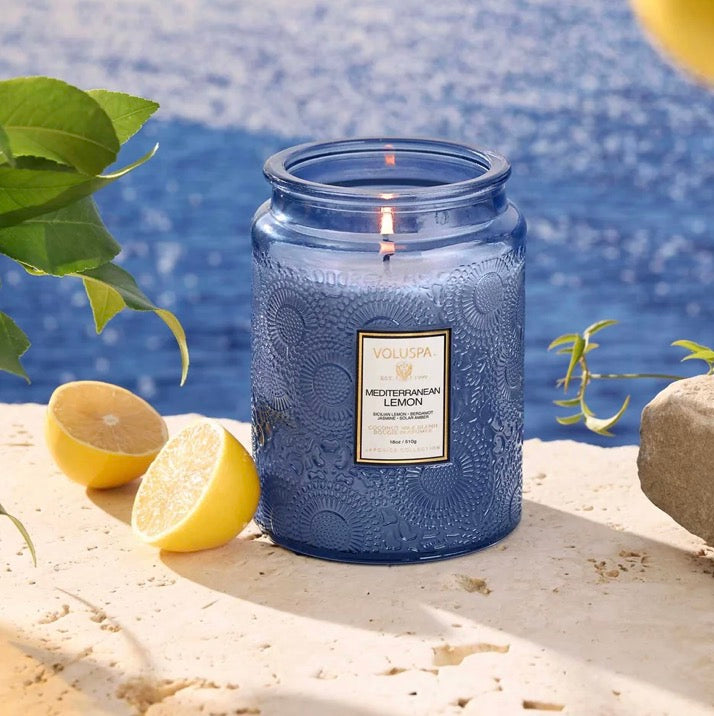 VOLUSPA Mediterranean Lemon 100hr Candle