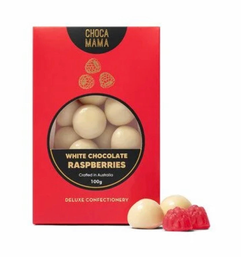 White Chocolate Raspberries