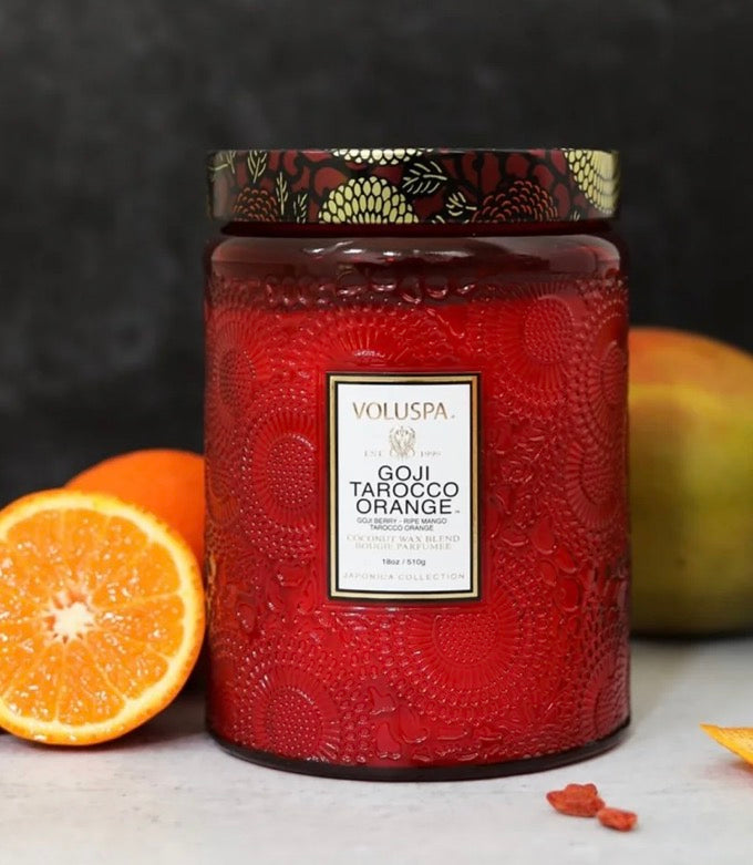 VOLUSPA Goji Tarocco Orange 100hr Candle