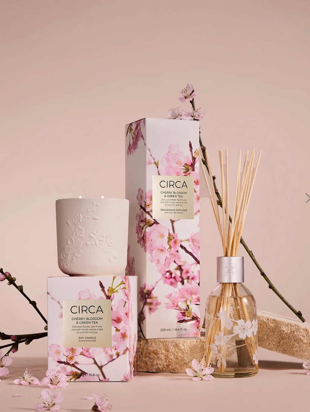 CHERRY BLOSSOM & GREEN TEA
Fragrance Diffuser 250ml by Circa