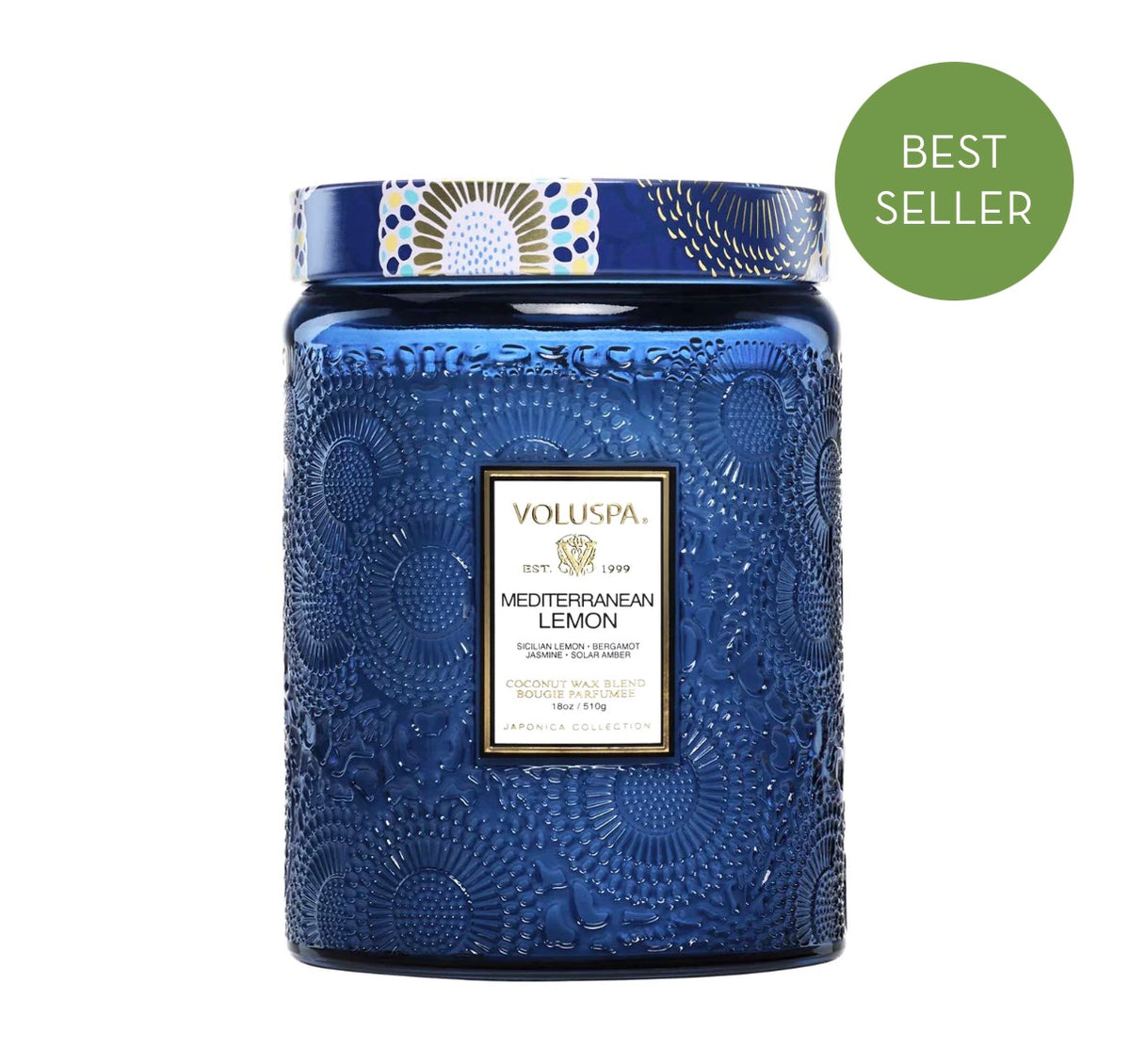 VOLUSPA Mediterranean Lemon 100hr Candle