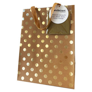 Gift Bag - Gold Spot Medium