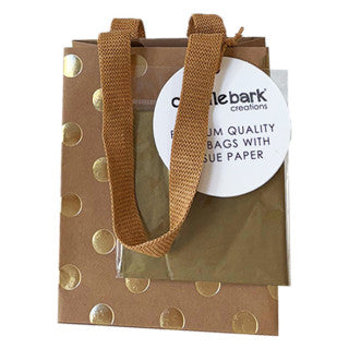 Gift Bag - Gold Spot Petite
