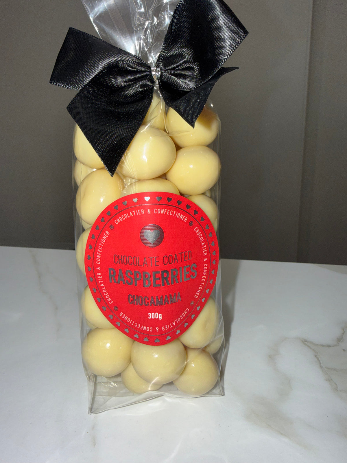 White Chocolate Raspberries 300g