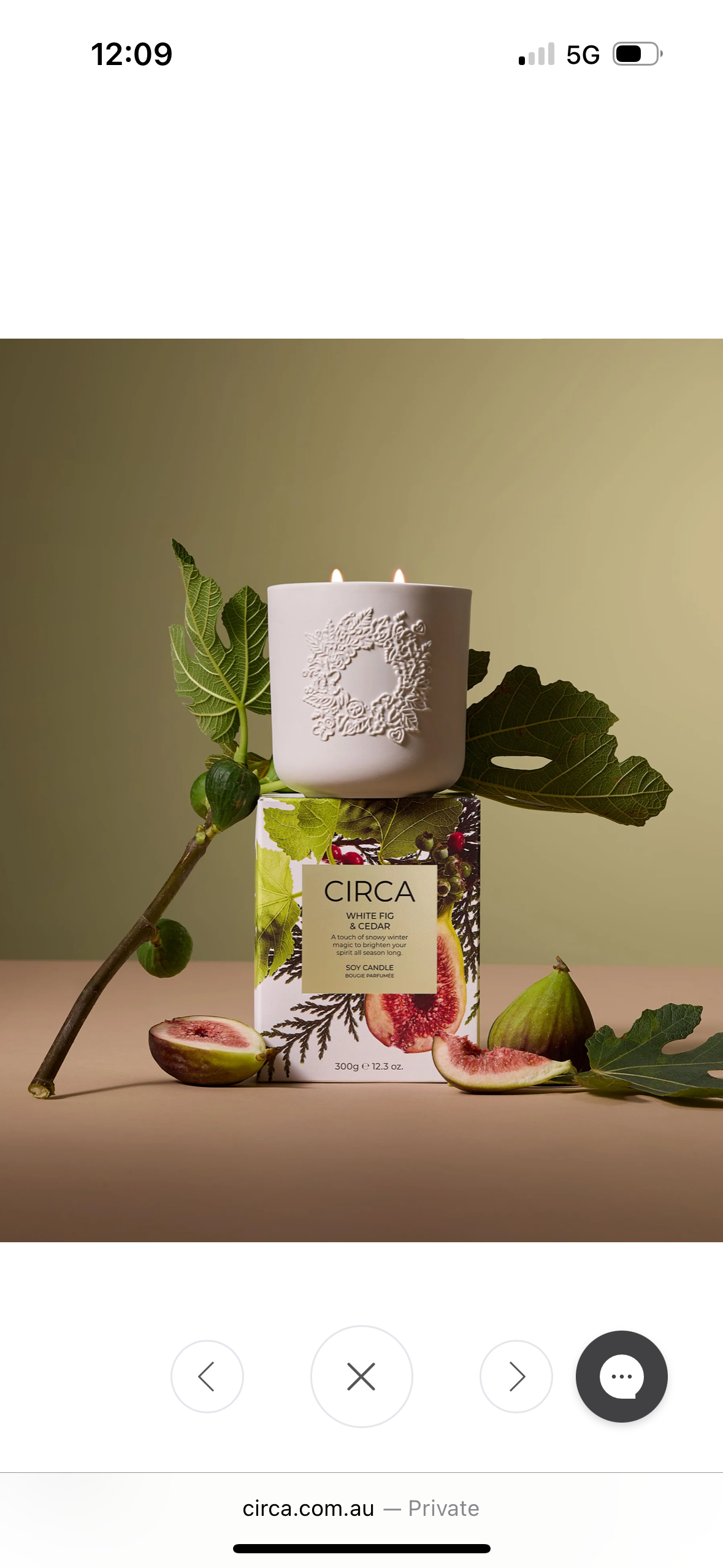 WHITE FIG & CEDAR
Soy Candle 300g