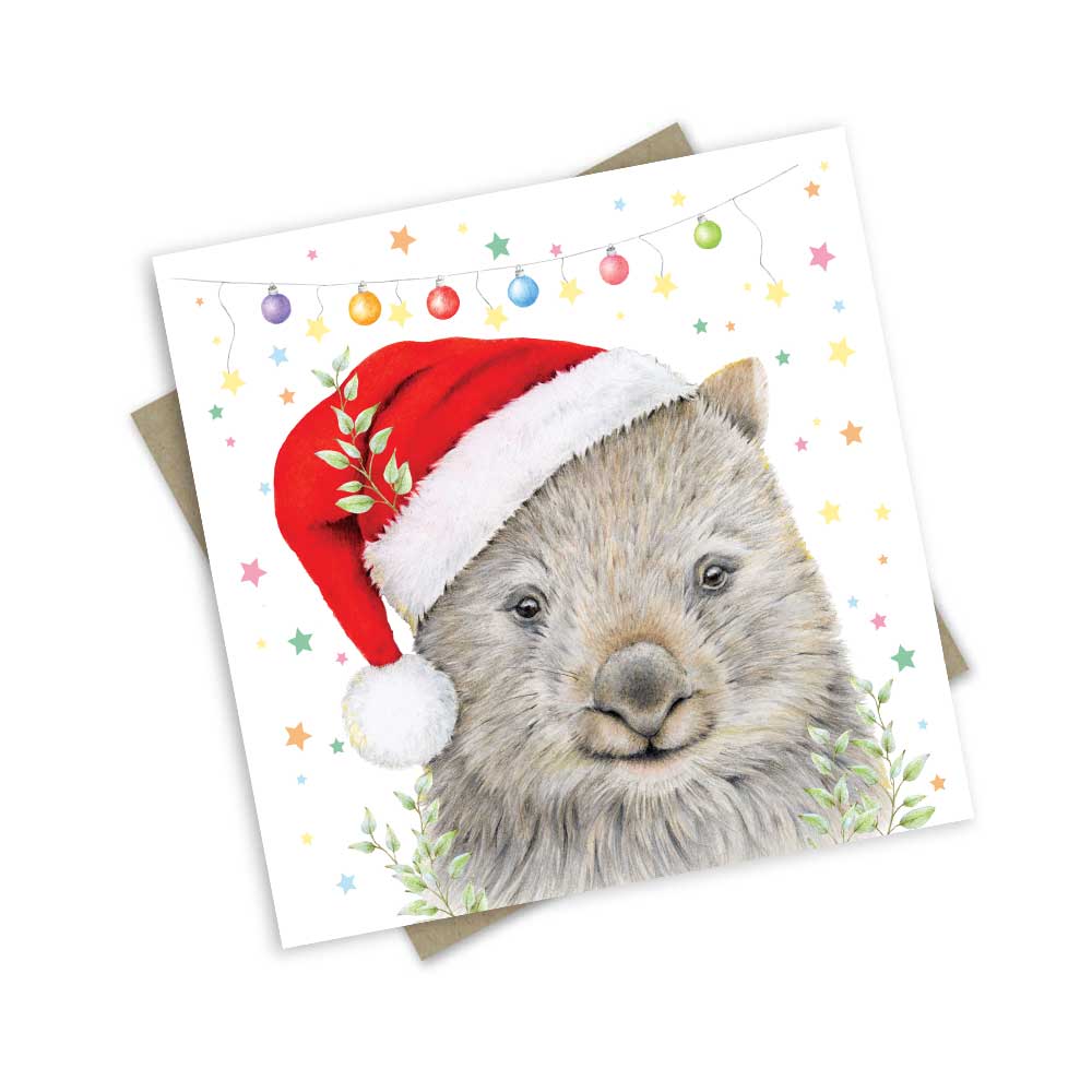 Popcorn Blue - Christmas Cards Red Box