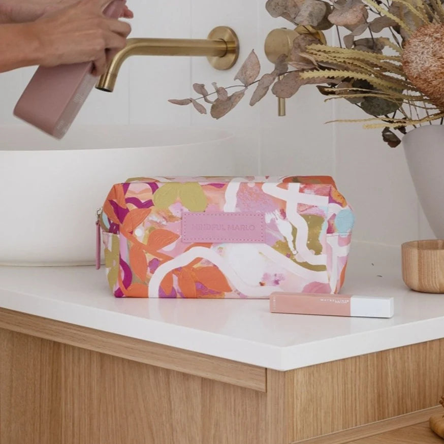 Mindful Marlo - Makeup Cosmetic Bag - Ivy
