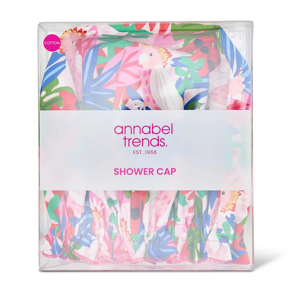 SHOWER CAP - PINK COCKATOO CL ONE SIZE
