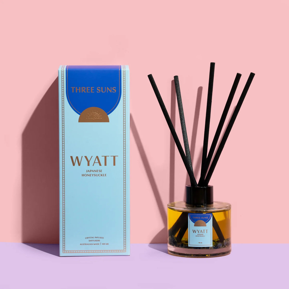 Three Suns - | 100ml Diffuser of Strength | Japanese Honeysuckle