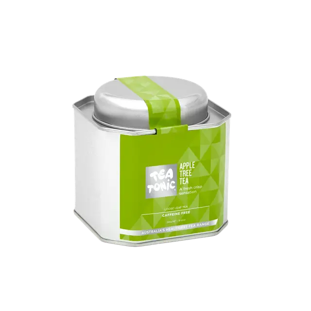 Apple Tree Tea Loose Leaf Caddy Tin