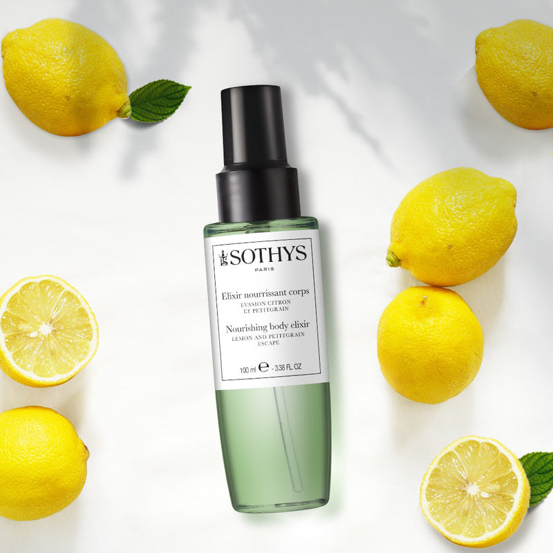 Sothys Lemon and Petitgrain Escape Nourishing Body Elixir