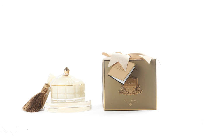 Art Deco Candle - Cream &amp; Gold - Blonde Vanilla