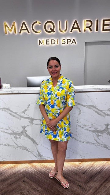 Lemon Shirt Dress