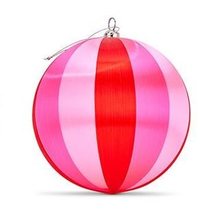 Annabel Trends - Small Christmas Baubles 6 pack Pink & Red